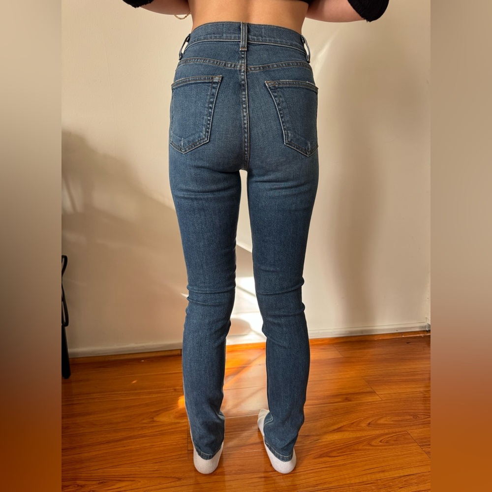 Reformation High Rise Blue Jeans - Picture 3 of 10